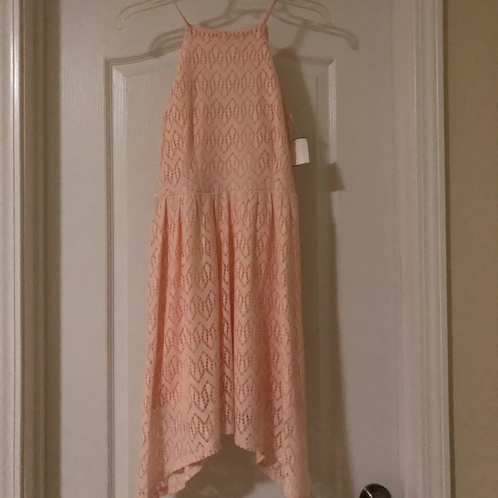 Peach dress